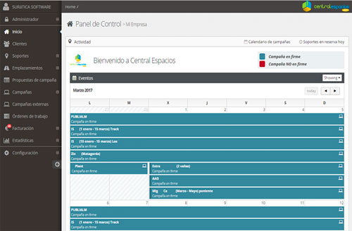 panel-de-control central espacios panel de control
