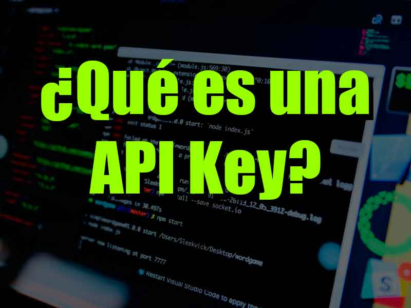 que es una api key