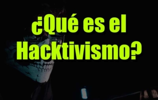 qué es el hacktivismo - activista se esconde tras una máscara