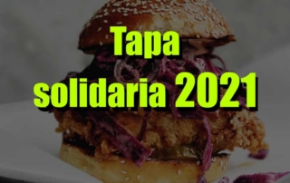 La tapa solidaria 2021. Tapa solidaria Almería