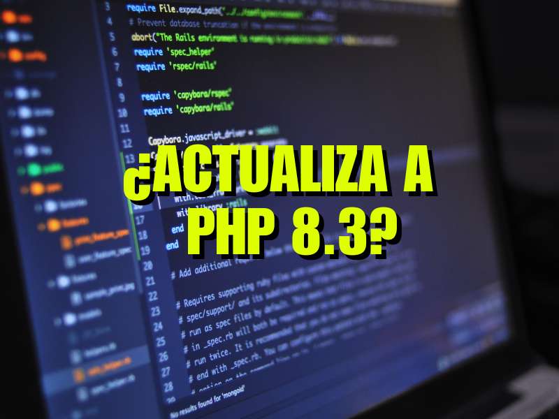 ventahas de actualizar a php 8.3