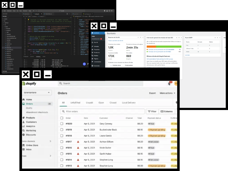 mantenimiento de páginas web multiplataforma