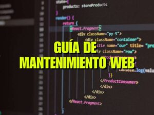 Guía de mantenimiento web