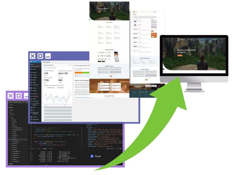 Proceso de desarrollo de pagina web wordpress