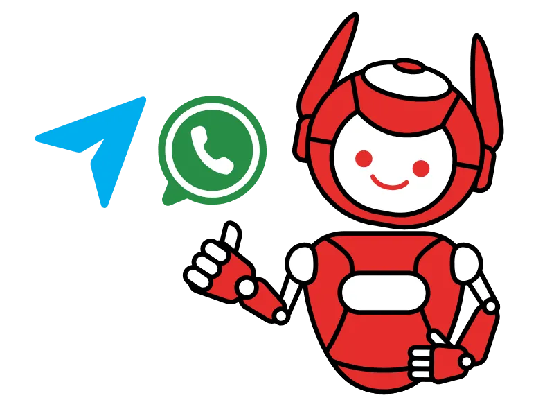 Fichar con Whatsapp y fichar con Telegram