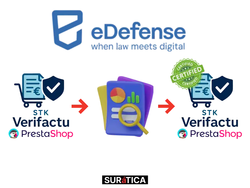 Nuestr módulo de Verifactu para Prestashop está auditado por una empresa externa y contamos con declaración responsable