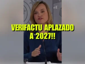 Verifactu aplazado a 2027