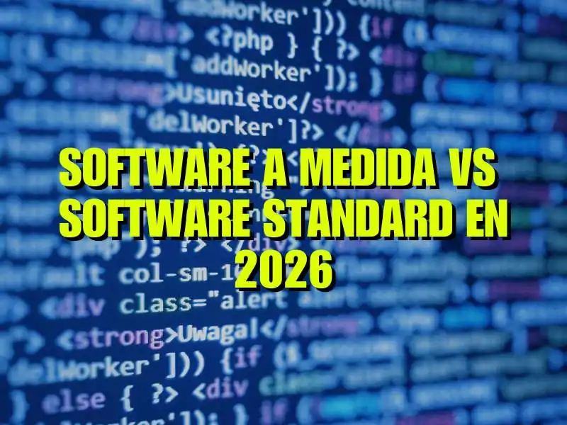 Software a medida vs software standar en 2026